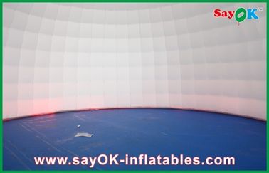 Barraca inflável branca, barraca inflável do ar do OD 5m da abóbada para a exposição
