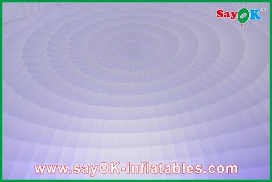 Tenda inflável de quintal OD 5m Tenda de ar inflável Branca, Tenda de cúpula inflável para exposição