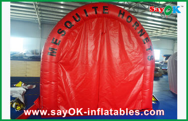 Túnel inflável da barraca inflável impermeável vermelha inflável do ar da barraca do túnel com campin inflável feito sob encomenda da barraca de Logo Mark