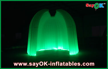 Tenda inflavel personalizada Festa de casamento Tenda de ar inflável redonda 210D Tecido de Oxford Com Iluminação LED