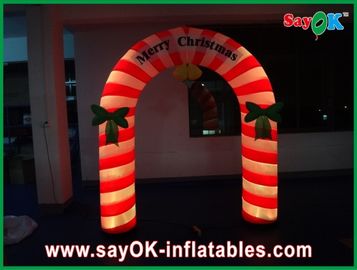 9 pés de arco inflável bonito do Natal de Decotations do feriado com luzes conduzidas