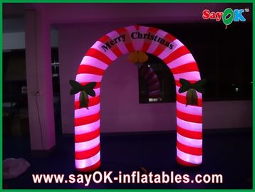 9 pés de arco inflável bonito do Natal de Decotations do feriado com luzes conduzidas