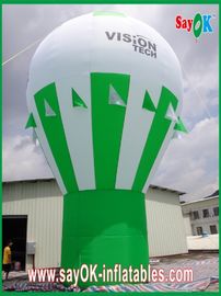 Projeto inflável feito sob encomenda do arco-íris dos produtos dos balões à terra verdes da propaganda