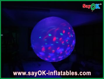 Bola inflável da multi decoração inflável da iluminação da cor com as luzes conduzidas, roxas