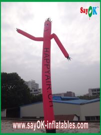 Inflável contorcer-se o homem de ondulação cor-de-rosa feito sob encomenda de Logo Durable Inflatable Air Dancer do homem para a abertura do evento
