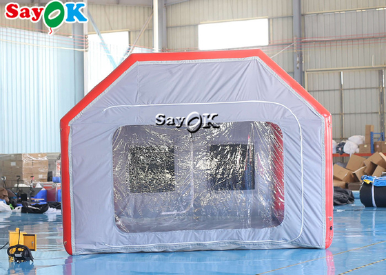 UV impermeável inflável da cabine de pulverizador do carro de Gray Air Tight Inflatable Tent da barraca do trabalho anti