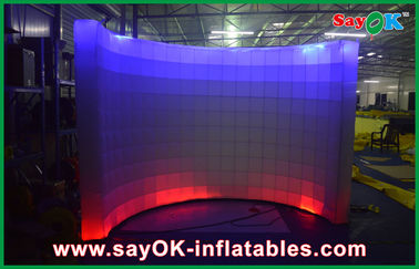 Eventos infláveis do aluguer da cabine da foto/cabine móvel curvada promoção L3 X W1.5 X H2m da foto da parede
