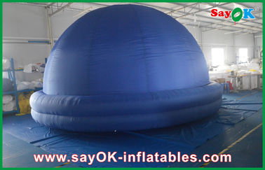 Da barraca inflável azul da abóbada do planetário do diâmetro 5m uso de observação do filme
