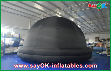 barraca inflável preta da projeção da abóbada do planetário do diâmetro de 5m para o ensino da escola