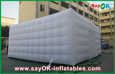 Barraca inflável do ar de grande pano de nylon branco gigante portátil inflável da barraca, canal de 3m