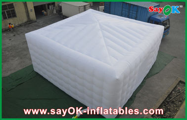 Tenda inflável de cubo de ar Tenda inflável personalizada Grande Branca Para o exterior Tenda inflável Cuve com porta