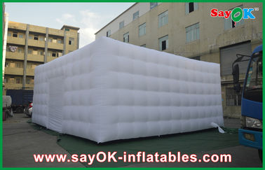 Tenda inflável de cubo de ar Tenda inflável personalizada Grande Branca Para o exterior Tenda inflável Cuve com porta