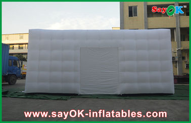 Tenda inflável de cubo de ar Tenda inflável personalizada Grande Branca Para o exterior Tenda inflável Cuve com porta