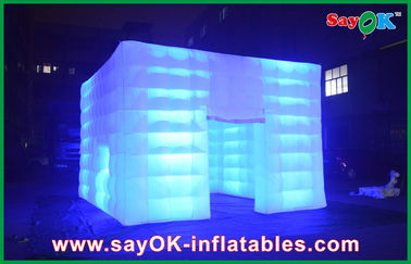 A barraca inflável impermeável durável do ar vai fora com a barraca inflável leve conduzida do cubo