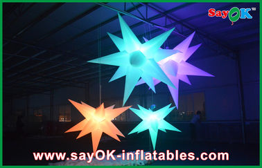 Da decoração inflável da iluminação do partido estrela inflável bonita conduzida