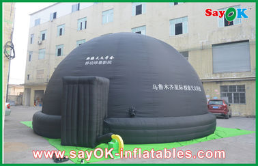Barraca inflável da abóbada do planetário das pessoas pretas da capacidade 60 com logotipo