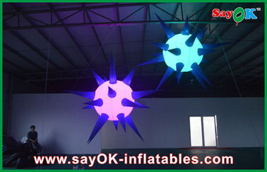 do partido inflável da decoração da iluminação de pano de 190t Oxford Ballon conduzido inflável