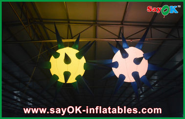 A decoração inflável da iluminação do teto gigante interno conduziu a bola