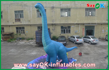 Dinossauro inflável de Natal À prova de fogo Dragão inflável Dinossauro brinquedo Tecido de Oxford com soprador CE / UL