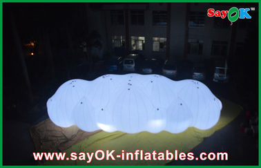 nuvem inflável gigante longa do hélio do diodo emissor de luz do balão de 12m com com PVC de 0.2mm para o evento