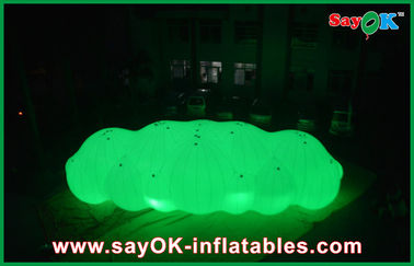 nuvem inflável gigante longa do hélio do diodo emissor de luz do balão de 12m com com PVC de 0.2mm para o evento