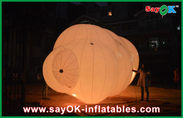 nuvem inflável gigante longa do hélio do diodo emissor de luz do balão de 12m com com PVC de 0.2mm para o evento
