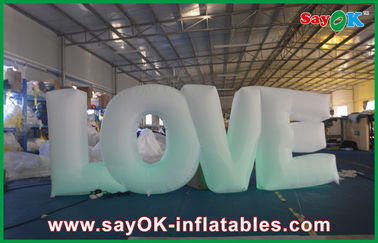 Decoração inflável de nylon popular da iluminação 190T para o dia de Valentim