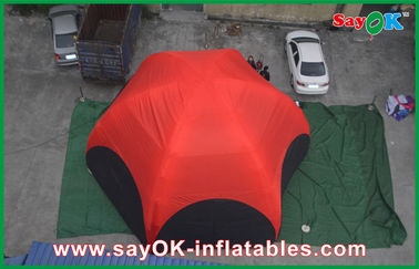 Vai fora o PVC inflável exterior da barraca de 3M Red Hexagon Large da barraca do ar para o vocação