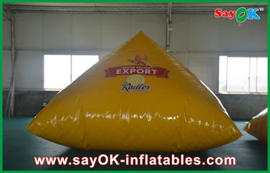do amarelo inflável feito sob encomenda dos produtos da decoração de 3m superior inflável da pirâmide