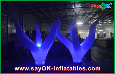 Decoração inflável de nylon impermeável da iluminação 190T na cerimónia da terra 2m