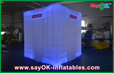 Anunciando a cabine as exposições imprimem a porta de Logo Waterproof Wedding Photobooth Inflatable para o evento