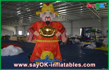 Deus inflável da celebração do festival dos eventos da riqueza que anunciam desenhos animados moventes infláveis