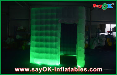 O casamento da cabine da foto sustenta Logo Printed Inflatable Photo Booth, barraca inflável interna do evento