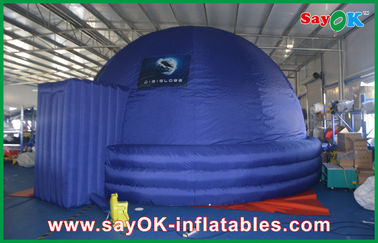 Barraca inflável educacional azul da abóbada do planetário inflável interno de Digitas 7m