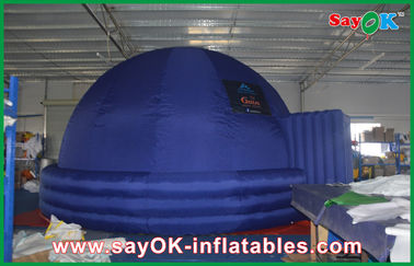 Barraca inflável educacional azul da abóbada do planetário inflável interno de Digitas 7m