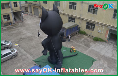 Balões de personagens infláveis Gigante 6m Cartoon Gato inflável Publicidade comercial para o exterior