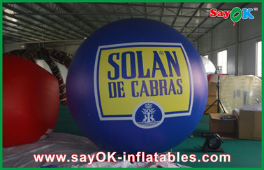 Evento azul da representação histórica do PVC do zepelim do balão 2.5M inflável exterior do hélio