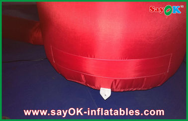 Meta inflável inflável da propaganda comercial da arcada de Dia das Bruxas, arco inflável vermelho do revestimento de 6 x de 4m