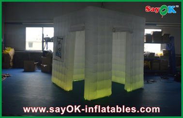 Evento alugado Inflatale decorativo da cabine inflável da foto que ilumina o equipamento da cabine da foto para o arrendamento