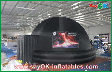 Cinema inflável de viagem da abóbada do planetário da abóbada 360° completa para a escola
