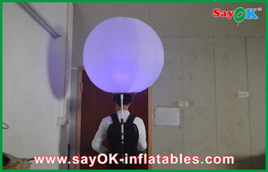 Bola inflável conduzida personalizada do tripé do balão da trouxa para a propaganda