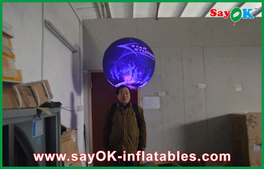 Bola inflável conduzida personalizada do tripé do balão da trouxa para a propaganda