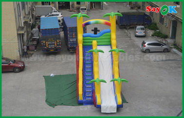 Grande Slide Inflável Promoção Custom Duplo Gigante Salto de Slide e Slide de Água inflável