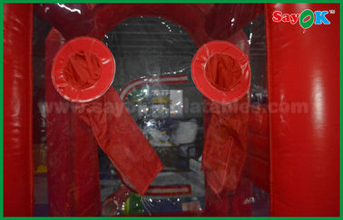 Pano inflável vermelho personalizado de Oxford do jogo da caixa da máquina do dinheiro