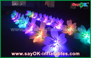 Personalize o casamento usado inflável da corrente de flor da decoração da iluminação
