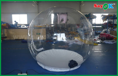 Barraca de acampamento inflável material do Pvc da barraca inflável transparente inflável do ar da resistência do vento forte da barraca