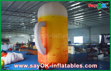 a garrafa dos produtos infláveis feitos sob encomenda de 4m/copo infláveis U dá forma ao modelo impresso feito sob encomenda Advertising