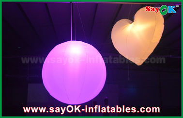 Balão inflável da bola inflável gigante da luz da decoração da iluminação do casamento da flor
