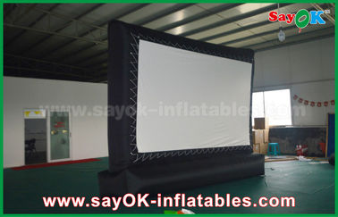 Tela de filme inflável gigante exterior da tela inflável do cinema personalizada anunciando/divertimento