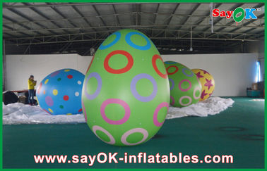 Decoração inflável colorida do festival da Páscoa do ovo da decoração com o ovo da páscoa inflável da cópia para a venda
